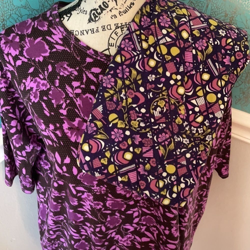 LuLaRoe purple top shirt size  XXS and leggings one size…sold together